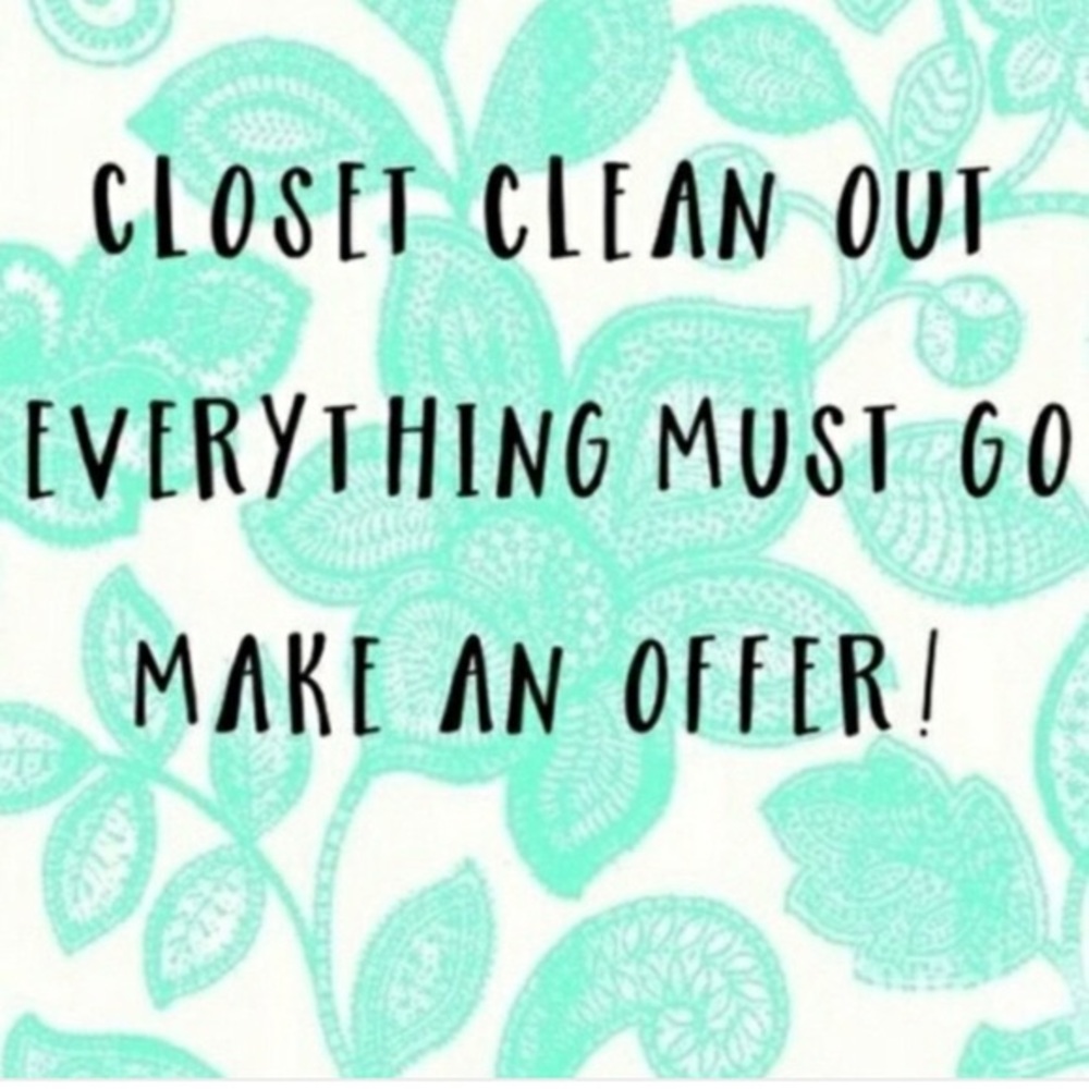 Closet Clean Out Accepting Most Offers!!!